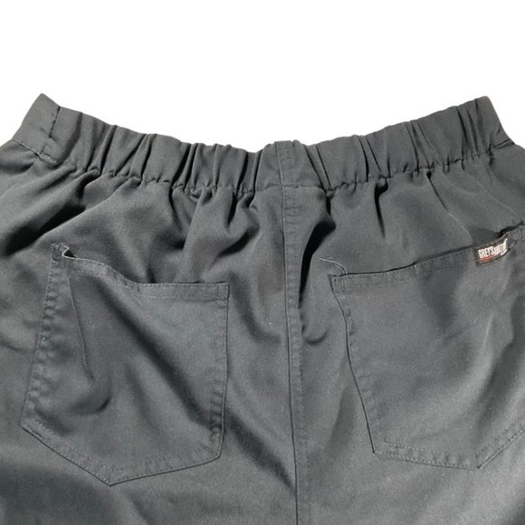 Ladies Small - Dark Grey Cargo Scrub Pant w/ Waist Tie - Picture 3 of 3